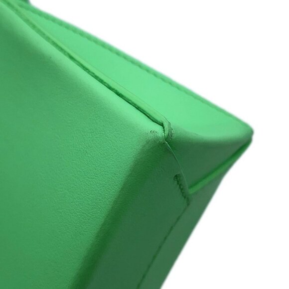 FENDI Small Shopping Bag Size Small Leather Light Green 8BH382 - Picture 10 of 15